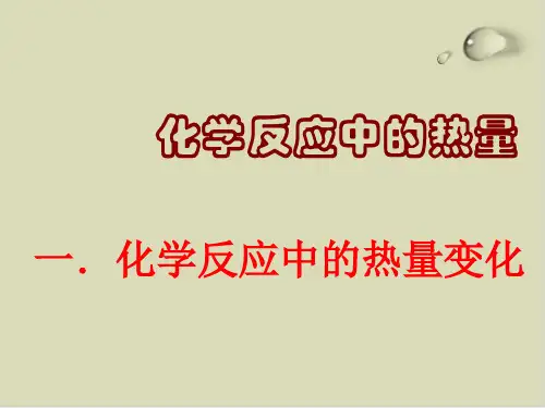 化学反应中的热量变化ppt课件下载4