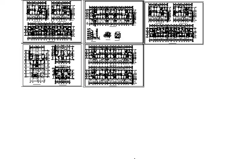 某小区某住宅小区施工CAD详细图纸