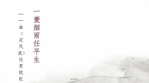 《定风波优秀》