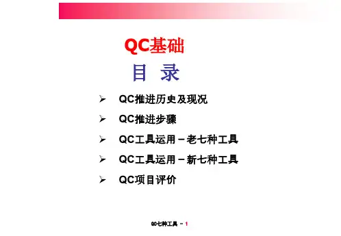 QC七种工具使用方法