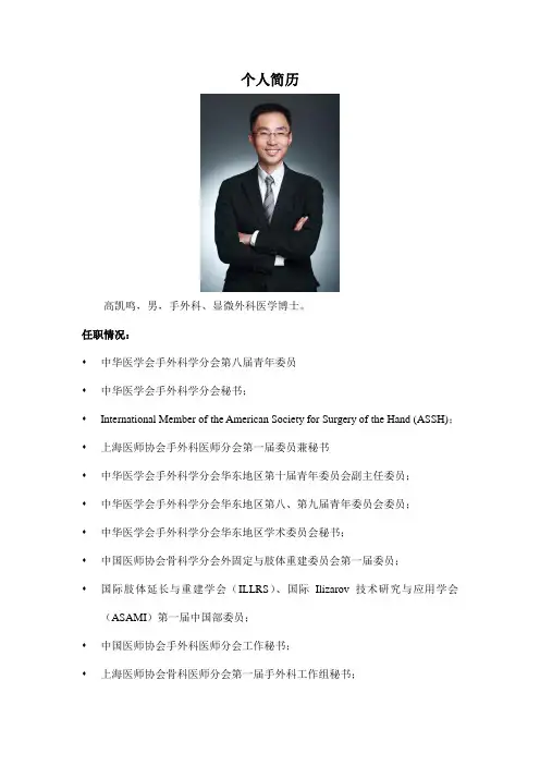 高凯鸣个人简历