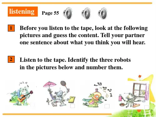 2019教育人教版高中英语必修二课件:Unit3 Workbook精品英语