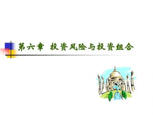 第6章投资风险与投资组合1