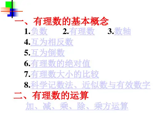 有理数总复习很实用