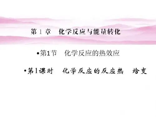 化学反应的热效应演示文稿