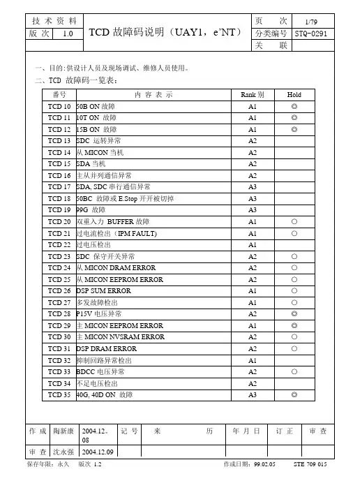 eNT故障码