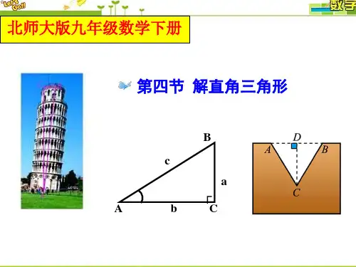解直角三角形-课件ppt