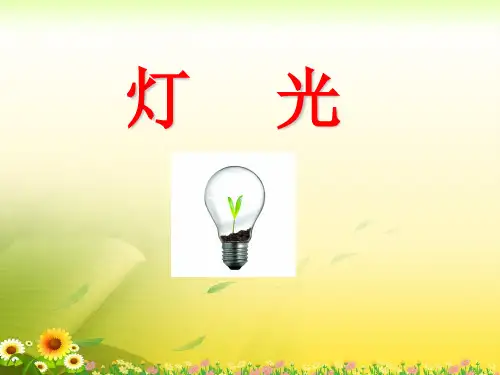 《灯光》教学课件2