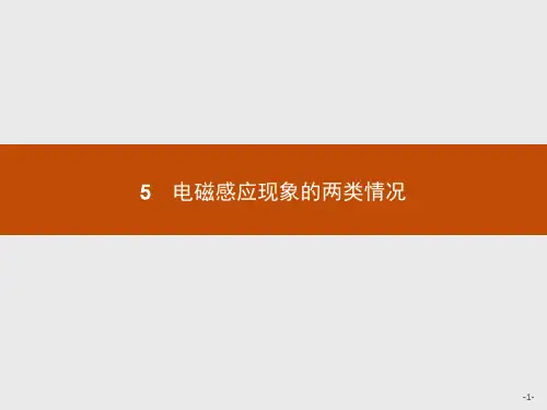 高中物理人教版选修3-2课件：4.5 电磁感应现象的两类情况