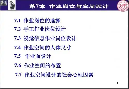 第七章_作业岗位与作业空间设计