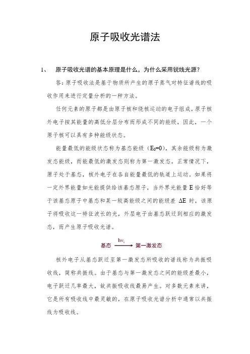 原子吸收光谱法