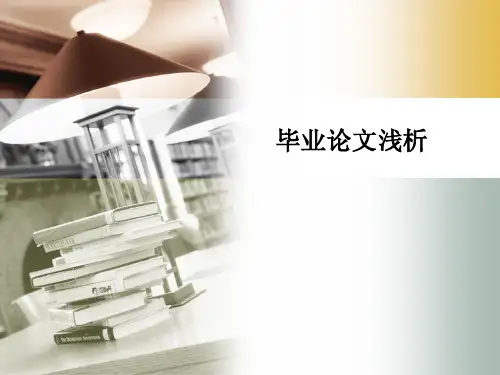 毕业论文浅析