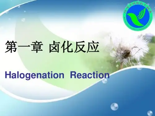 第一章 卤化反应