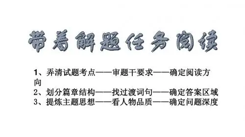 阅读方法