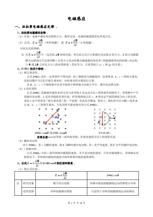 2019年高考物理选修3-2计算题第二轮复习题(含答案)
