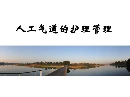 人工气道的护理管理