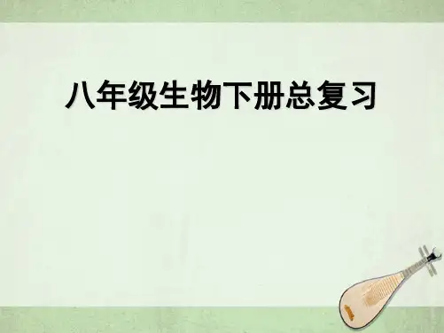 人教版八年级生物下册总复习课件