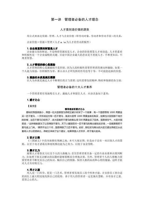 优秀员工的选育用留方法-卢俊卿