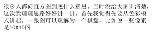 从0开始学后期 首先教你会看摄影直方图