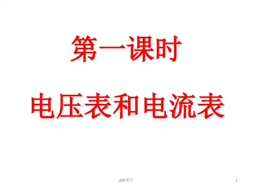 伏安法测电阻和滑动变阻器的两种接法  ppt课件