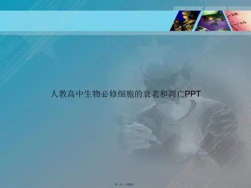 人教高中生物必修细胞的衰老和凋亡讲课文档