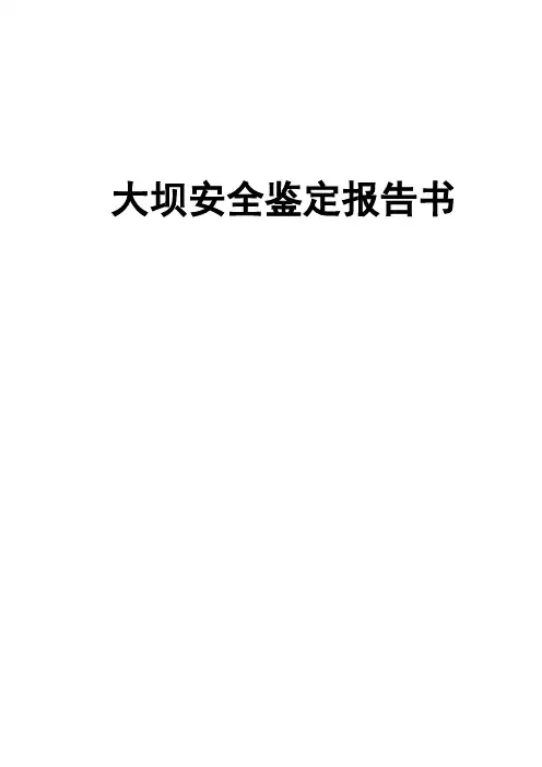 大坝安全鉴定