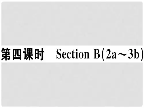 八年级英语上册 Unit 6 I’m going to study computer science(第4课时)习题课件 (新版)人教新目标版4