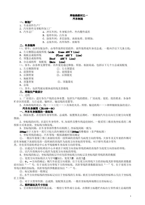 汽车焊装线教材之1--8讲