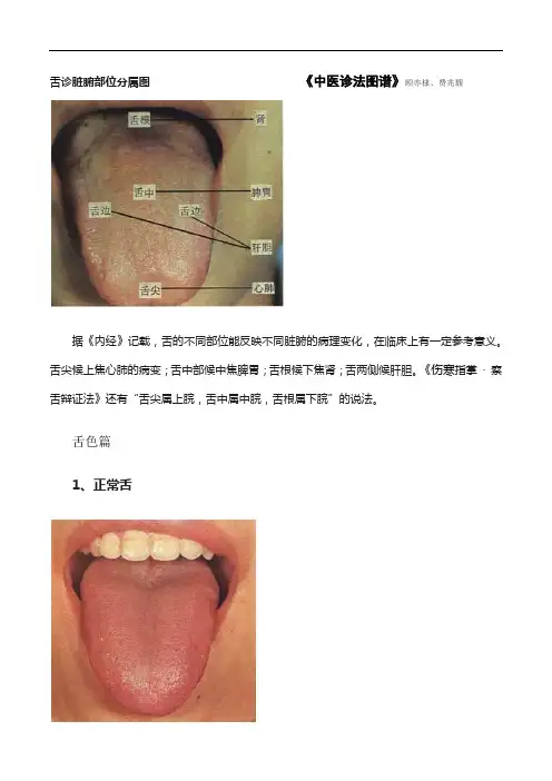 61张高清舌诊图谱珍藏版