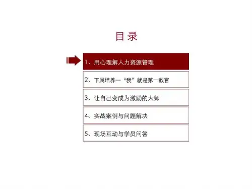 非人力的人力资源经理讲解版PPT课件