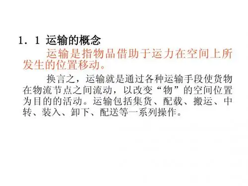 物流运输重点