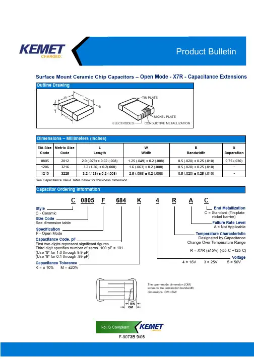 C1206F475K4RAC中文资料