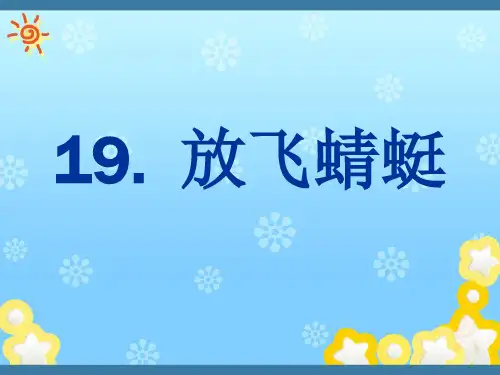 《放飞蜻蜓》PPT