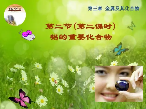 高三化学必修一3.2.2《铝的重要化合物》课件 人教版