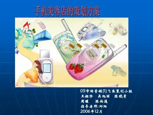 手机美容店策划方案