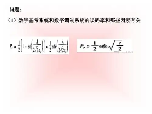 山东大学威海分校通信原理课件(张遥老师)10-1