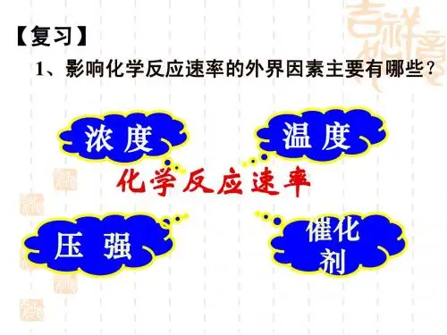 化学平衡的移动