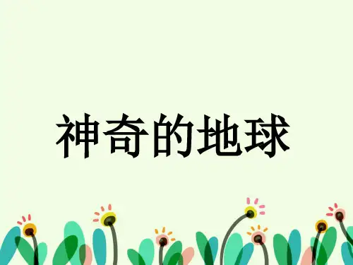 《神奇的地球》课件3