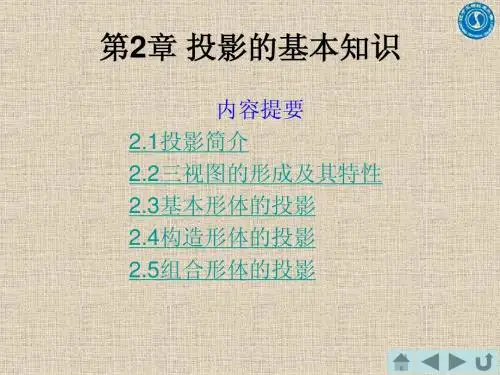 第2章 投影的基本知识