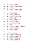 人教版小学一年级语文下册生字笔顺