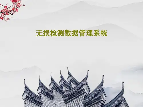 无损检测数据管理系统共31页