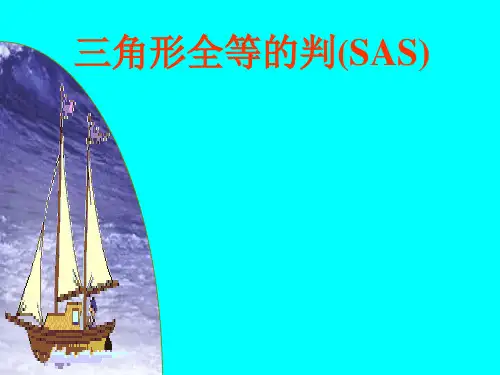 三角形全等的判定(“SAS”)