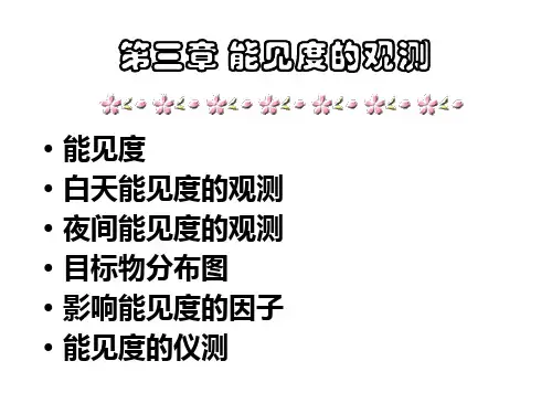 能见度的观测