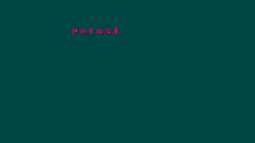 静物素描临摹