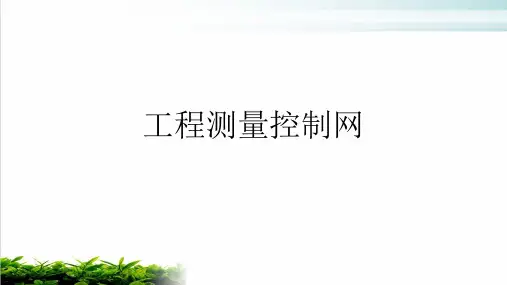 工程测量控制网介绍PPT模版