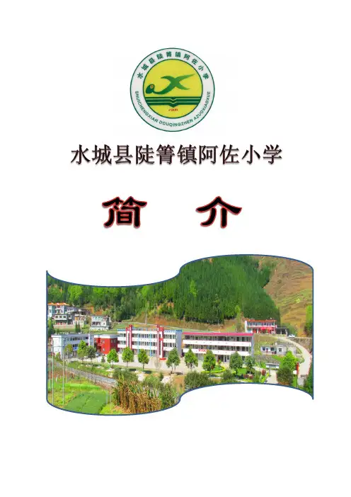 贵州省水城县陡箐镇阿佐小学简介