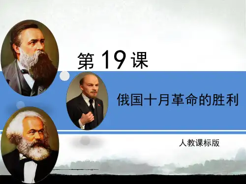 《俄国十月革命的胜利》课件2