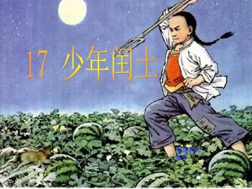 17、少年闰土PPT(修订稿)