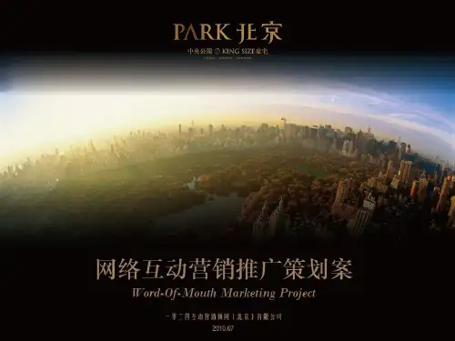 网络互动营销推广策划案