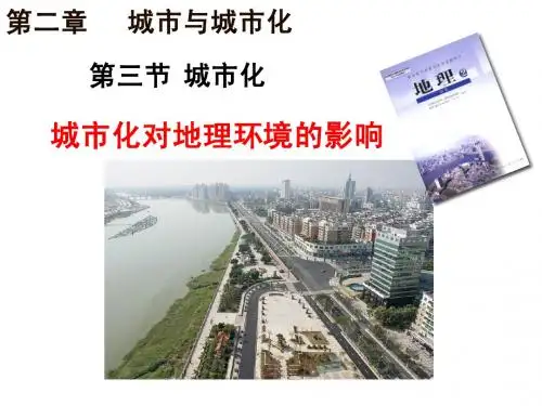 城市化对地理环境的影响